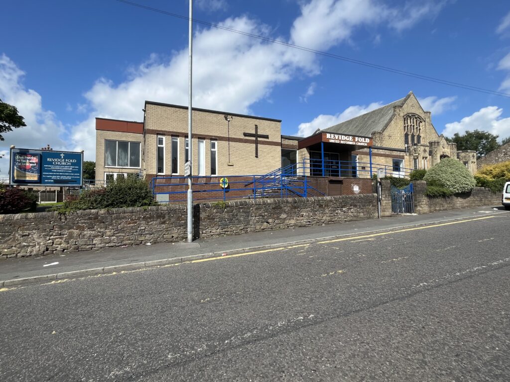 REVIDGE FOLD UNITED REFORMED CHURCH, SHEAR BROW, BLACKBURN, LANCASHIRE, BB1 8DS