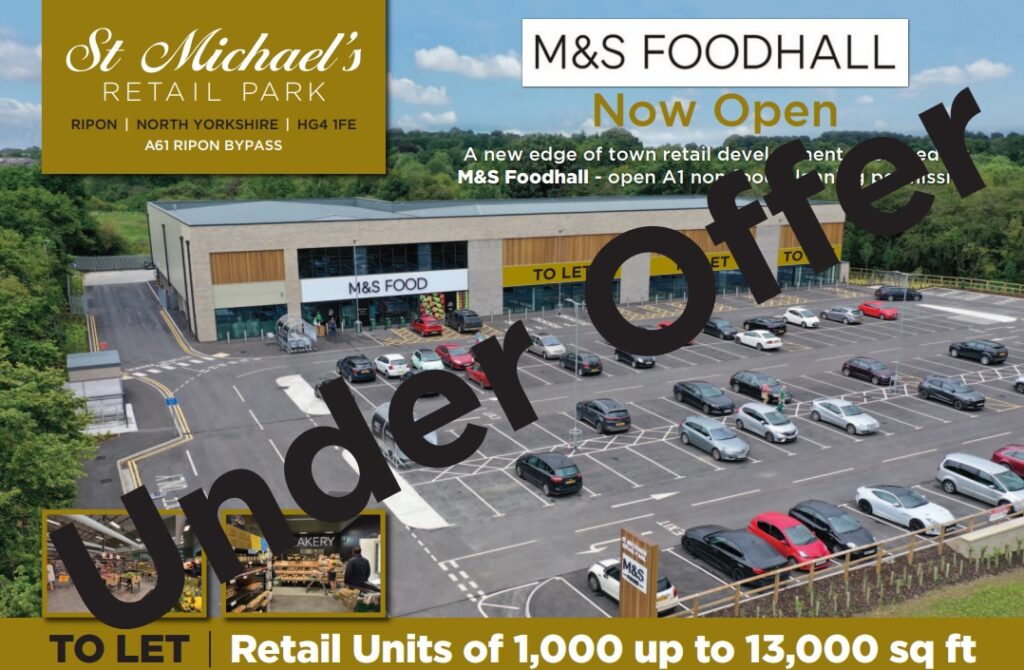 ST MICHAEL’S RETAIL PARK, RIPON, NORTH YORKSHIRE, HG4 1FE