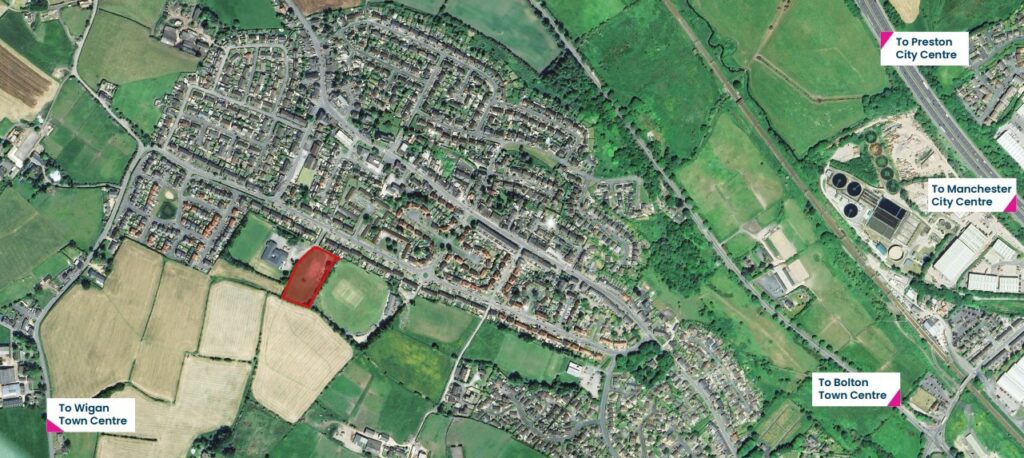 LAND AT, VICARAGE ROAD WEST, BLACKROD, BOLTON, GREATER MANCHESTER, BL6 5DE